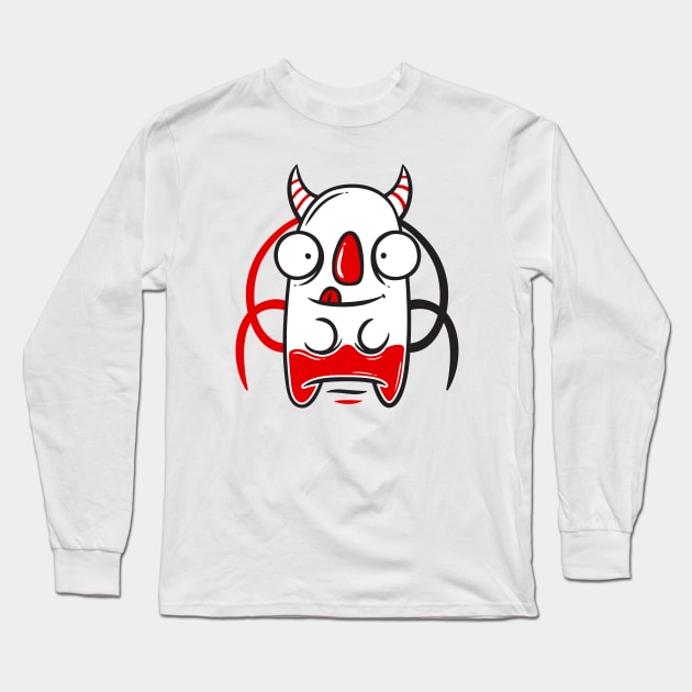 Funny monster Long Sleeve T-Shirt by PG